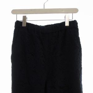 GRACE CONTINENTAL タグ付き レーステーパードPNT パンツ 36 紺 ネイビー 18111038 /EE