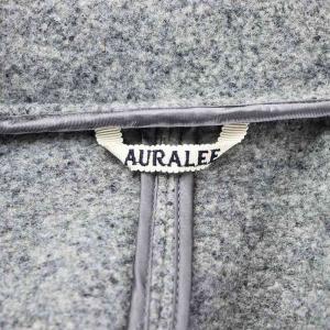 AURALEE WOOL LING YARN MILLED JERSEY ZIP BLOUSON 3