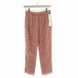 タグ付き レーステーパードPNT パンツ 36 ピンク 18111038 /EE