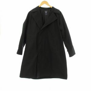 メモリータフタ インサレーション チェスターコート ロング 1 黒 ブラック RC-8009 MPT /OR