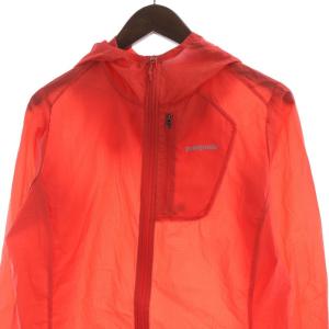 Patagonia Houdini Jacket フーディニジャケット フード ロゴ 長袖 S 赤 レッド 24146 /RO