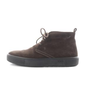 TOD'S スエードデザートブーツ シューズ レースアップ 5.5 ブラウン /NQ