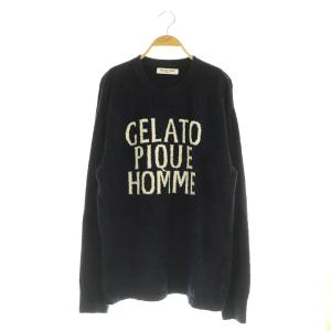 22SS 調温スムーズィープルオーバー ニット セーター 長袖 ルームウェア L ネイビー /MY OS