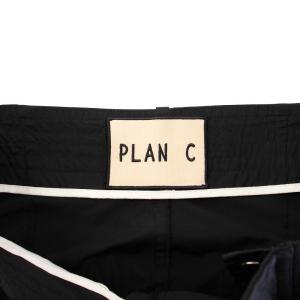 PLAN C ワイドパンツ ハイウエスト 36 ブラック PNCAE52LYZIP76 /KH