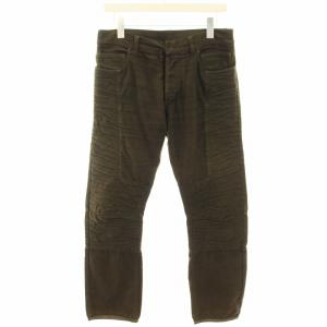 BALMAN バイカー パンツ ブラック XS ゴールド BALMAN バイカー パンツ ブラック XS ゴールド BALMAN バイカー