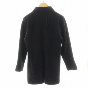 HOMME PLISSE ISSEY MIYAKE ジャケット ステンカラー プリーツ 2 ブラック HP63FA004