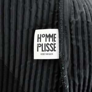 HOMME PLISSE ISSEY MIYAKE ジャケット ステンカラー プリーツ 2 ブラック HP63FA004