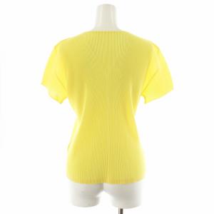 PLEATS PLEASE ISSEY MIYAKE イッセイミヤケ カットソー イエロー