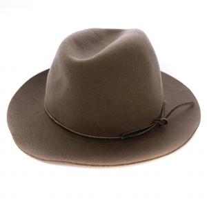 中折れ帽 ハット 帽子 ウール ブラウン JUN01803 /BM