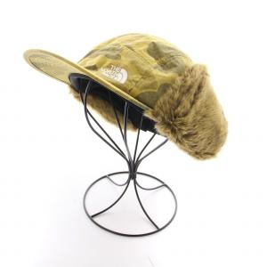 ノベルティバッドランドキャップ パイロットキャップ カモフラ 迷彩 ロゴ 刺繍 L カーキ NN41711