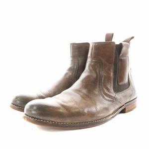 Clarks サイドゴアブーツ ショートブーツ レザー 7.5 茶 ブラウン 20351433 /AN7