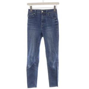 high Waist PATRICIA デニムパンツ ジーンズ ジーパン ウォッシュ加工 24 インディゴ