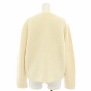 MILA OWEN MILAOWEN 24AW 金釦短丈アルパカニットカーデジャケット ニットカーディガン アルパカ混 1 白 ホワイト 09WNJ244003