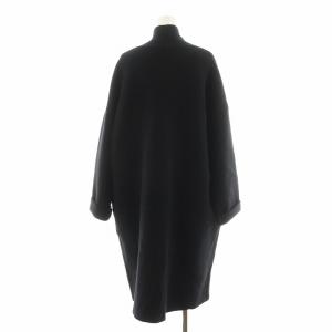 AP STUDIO コート ショールカラー ロング丈 ウール アウター 黒 ブラック 20080586326030 /AN23