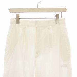 JOURNAL STANDARD relume 24AW コットンツイルセンタープレスパンツ ストレート ワイド 38 白 ホワイト 24030462726040