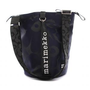 All Day Bucket Unikko オールデイバケット ウニッコ ショルダーバッグ 花柄 紺 /YM