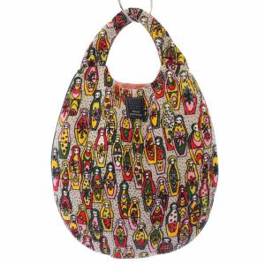マトリョーシカ matryoshka エッグバッグ ハンドバッグ 総柄 マルチカラー qa9473 /TK