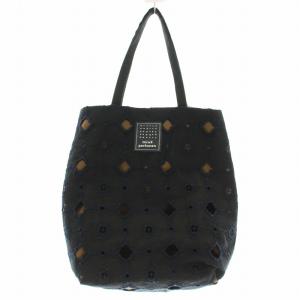 anemone garden patchwork zs9205 ミニバック トート リネン混 花柄 刺繍