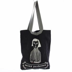 Itoko ワンマイルバッグ トートバッグ ショルダーバッグ リネン 黒 グレー va9997 /TK