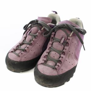 mont-bell クラッグステッパー トレッキングシューズ スニーカー US-W7.5 24.5cm 紫 1129505