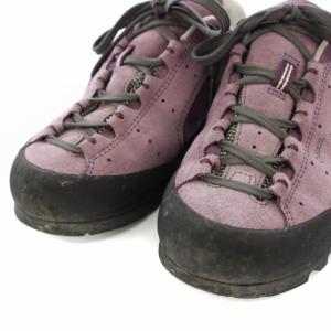 mont-bell クラッグステッパー トレッキングシューズ スニーカー US-W7.5 24.5cm 紫 1129505