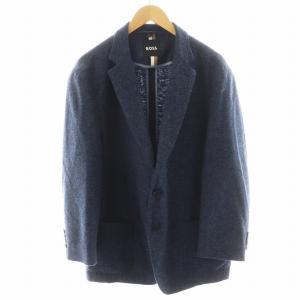 テーラードジャケット シングル 2B IT52 紺 ネイビー HBP-HANRYAHBP5035 /AN18