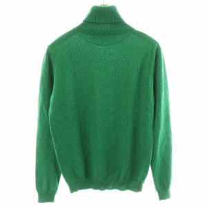 GUCCI ニット セーター ラメ タートルネック ウール S グリーン 559609
