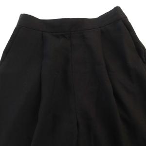 ENFOLD リネンライクゴムジョッパーズパンツ イージー タック 36 黒 ブラック 300AS331-3110 /RO