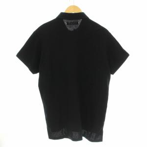 suzukitakayuki ポロシャツ S223-03 半袖 鹿の子 0 黒 ブラック /G