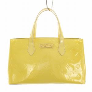 ヴェルニ ウィルシャーPM ハンドバッグ モノグラム PVCレザー 黄 イエロー M91643 /YT