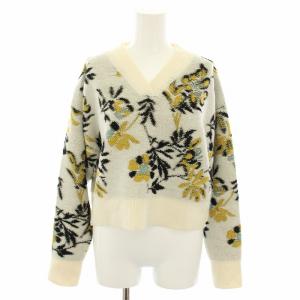 ボタニカルパイルプルオーバー BOTANICAL PILE PULLOVER ニット セーター Vネック