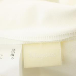 Diagram GRACE CONTINENTAL 22SS ジャージシャツブラウス 0322142158 ビッグシルエット シャツ 長袖 36 白 ホワイト