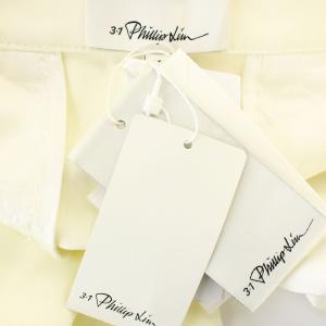 3.1 phillip lim タックパンツ S0005786CNTW テーパード クロップド パンツ 2 白 ホワイト /G