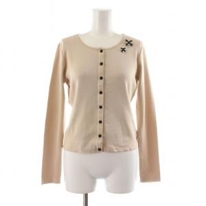 カーディガン ニット 長袖 ビジュー 36 6412960 /NQ