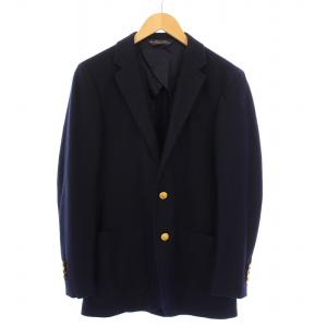 テーラードジャケット ウール 36 ネイビー