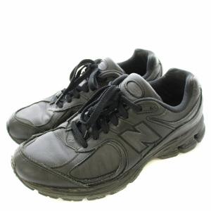 ML2002RK スニーカー レザー US9 ブラック