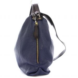 FURLA ハンドバッグ ショルダーバッグ 2WAY レザー ネイビー /YM D