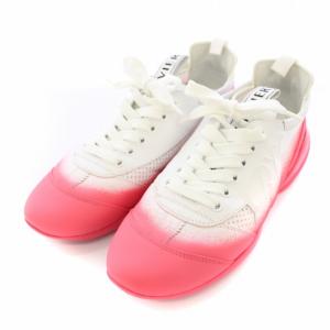 ROGER VIVIER VIV MATCH SPRAY SNEAKER スニーカー シューズ レザー メッシュ 37.5 24.5cm