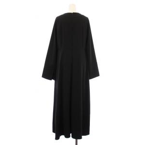 UN3D. 5th Anniversary グラフィック フレアワンピース マキシ ロング 長袖 クルーネック ストレッチ