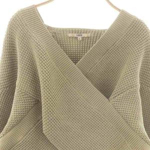 UN3D. ニット セーター 長袖 F ベージュ /ES