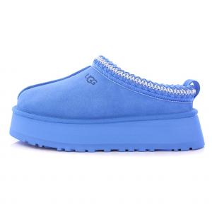 UGG australia W TAZZ スリッポン 厚底 プラットフォーム ムートン スエード US6 23cm 青 ブルー 1122553-BGSK-06