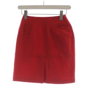 Christian Dior SPORTS 台形スカート ミニ 刺繍 S 赤 レッド E2168 /RO