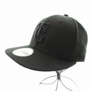 59FIFTY 読売ジャイアンツ ビジターキャップ 野球帽 帽子 TGロゴ刺繍 7 55.8cm 黒 ブラック