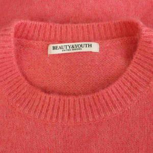 BEAUTY&YOUTH UNITED ARROWS ニット セーター 長袖 アルパカ混 ピンク /MY OS