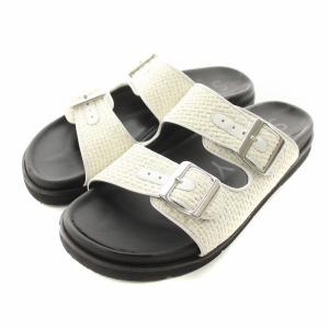 SUNNY サニー ベルトサンダル 39 26cm ホワイト ブラック /NQ