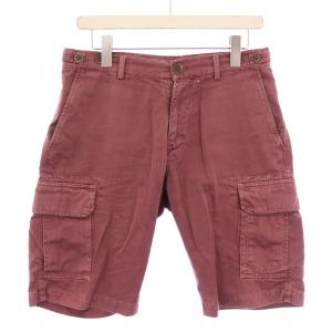 カーゴパンツ ショートパンツ ハーフパンツ ジップフライ 48 ボルドー /BB