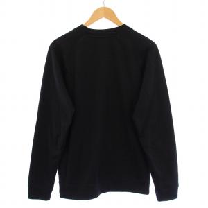 SUNSPEL スウェット トレーナー 長袖 クルーネック 無地 ストレッチ M 黒 ブラック /BB