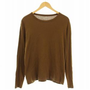 ロンT AG2C635M 長袖 カットソー Tシャツ M 茶 ブラウン /G