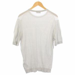 JOHN SMEDLEY サマーニット セーター 半袖 M グレー /TK
