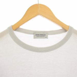 JOHN SMEDLEY サマーニット セーター 半袖 M グレー /TK